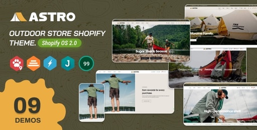Astro  Outdoor Adventure Store Shopify Theme OS 2.0