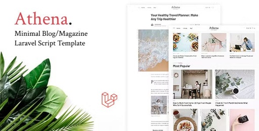 Athena  Laravel Creative Multilingual Blog