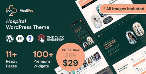 MediPro  Hospital WordPress Theme