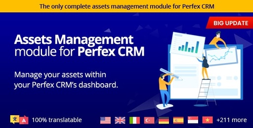 Assets Management module for Perfex CRM  Organize company and client assets