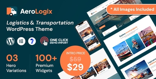 AeroLogix  Logistics &amp; Transportation WordPress Theme