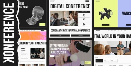 Konference  Conference &amp; Events Wordpress Theme