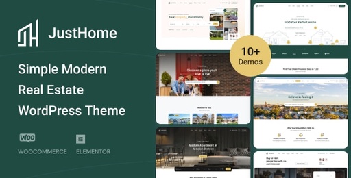 Justhome  Real Estate WordPress Theme