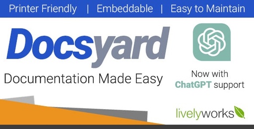 Docsyard  Easy Documentation Tool  ChatGPT AI Support