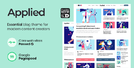 Applied  Essential Blog theme for Modern Content Creators
