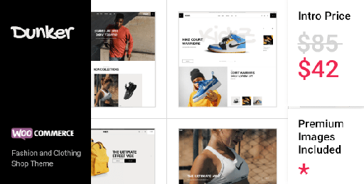 Dunker  Fashion and Clothing Shop Theme