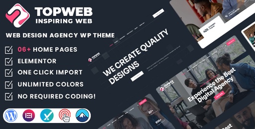Topweb  Web Design Agency WordPress Theme