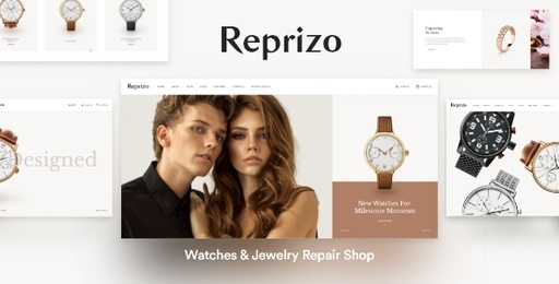 Reprizo  Jewelry &amp; Watch Shop WordPress Theme