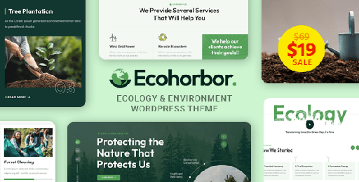 Ecohorbor  Ecology &amp; Environment WordPress Theme
