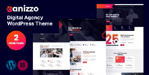 Banizzo  Digital Agency WordPress Theme