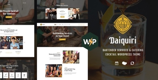 Daiquiri | Bartender Services &amp; Catering Cocktail WordPress Theme