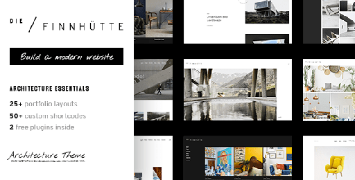 Die Finnhtte  Modern Architecture and Interior Design Theme