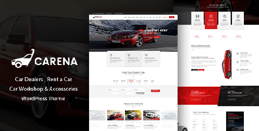 Carena  Car Dealer Rental and Automative WordPress Theme
