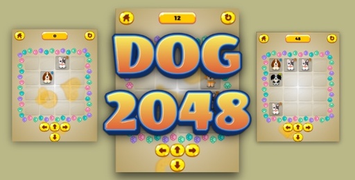 Dog 2048  Cross Platform Puzzle Game