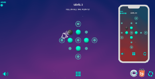 Sphere Shift PUZZLE  HTML5 Game (High graphic)