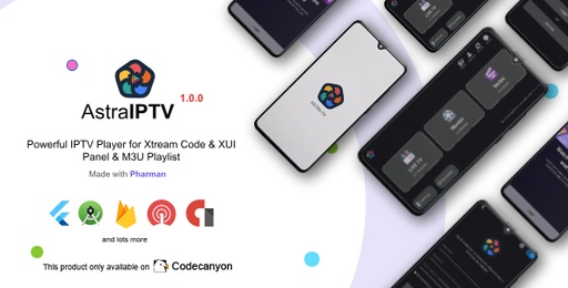 Astra IPTV  Xtream Panel | XUI Panel | M3U Playlist Player