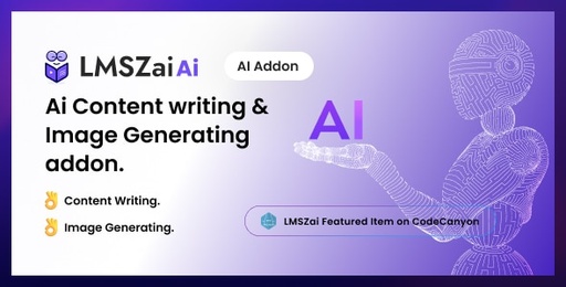 LMSzai AI  Ai Content writing &amp; Image Generating addon.