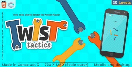 Twist Tactics  HTML5 Casual game