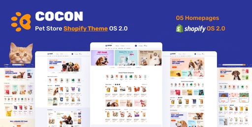 Cocon  Pet Store Shopify Theme OS 2.0