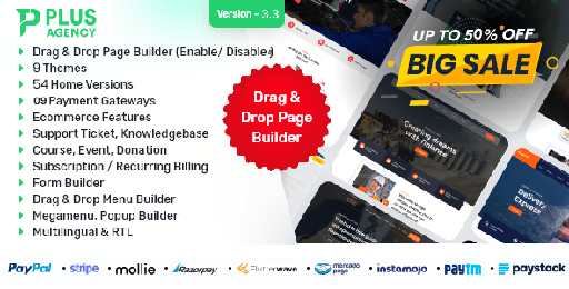 PlusAgency  Multipurpose Website CMS / Business CMS