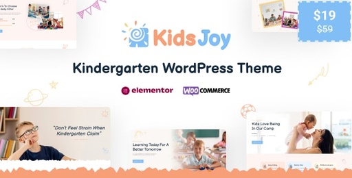 KidsJoy  Kids Kindergarten &amp; Preschool WordPress Theme