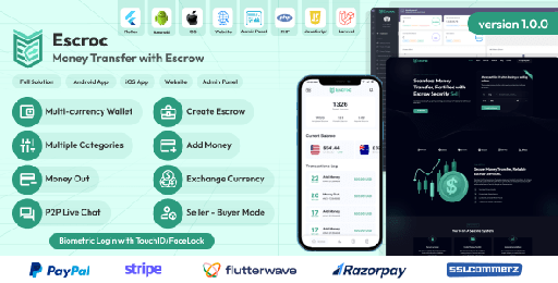 Escroc  Money Transfer with Escrow Full Solution