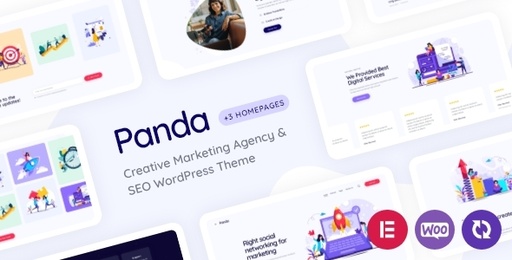 Panda  Creative Marketing Agency &amp; SEO WordPress Theme