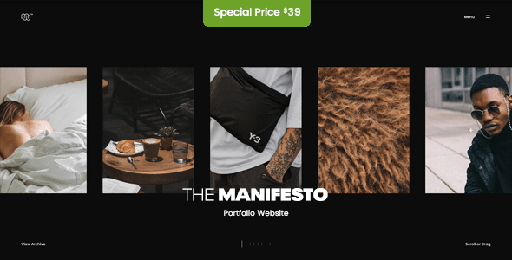Manifesto  Creative Portfolio Theme