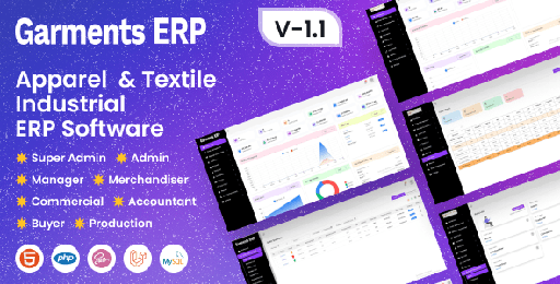Garments ERP  Apparel &amp; Textile Industrial ERP Software