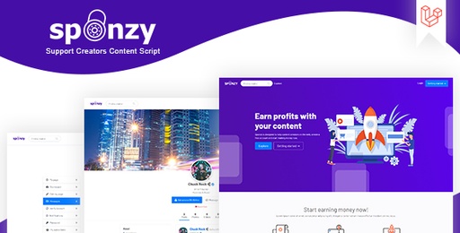 Sponzy  Support Creators Content Script