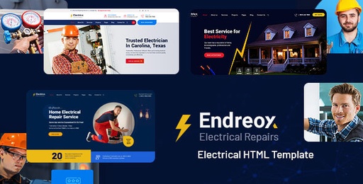 Endreox  Electrical Repair Service HTML Template