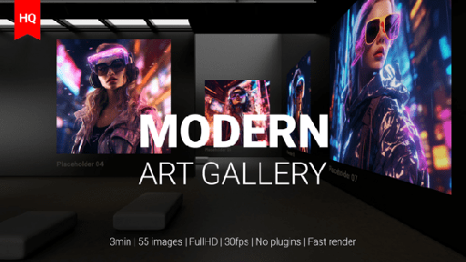 Modern Art Museum Gallery AI Traditional Art NFT Exhibition  49948346