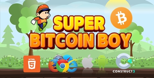 Super Bitcoin Boy  Crypto Game  Bitcoin Game  Platform Game  HTML5/Desktop/Mobile (C3p)
