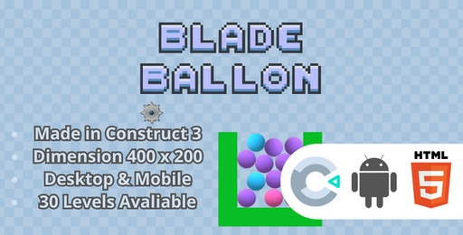 Blade Ballon  HTML5 Game  Construct3