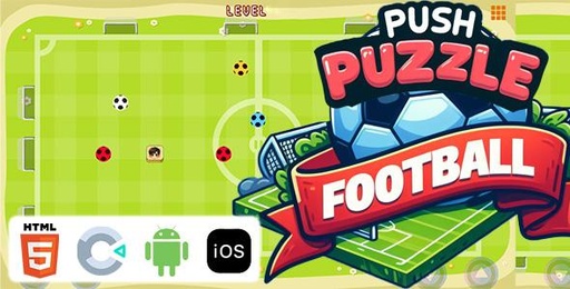 Push Puzzle Football  (HTML5|Construct 3) puzzle game