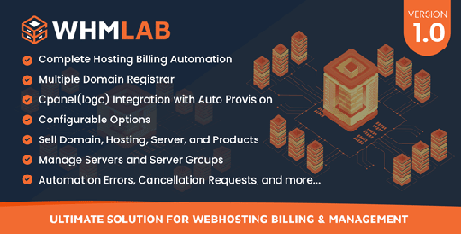 WHMLab  Ultimate Solution For WebHosting Billing And Management
