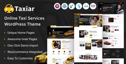 Taxiar  Online Taxi Service Wordpress Theme