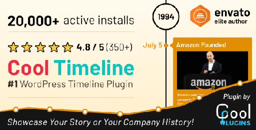Cool Timeline Pro  Horizontal &amp; Vertical Timeline Plugin For WordPress