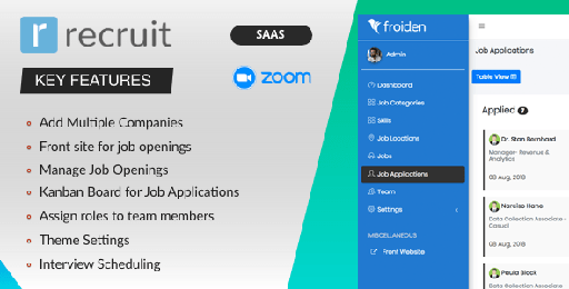 Recruit SAAS  Recruitment Manager