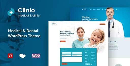 Clinio  Medical &amp; Dental WordPress Theme