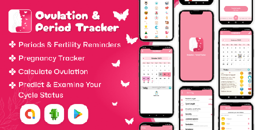 Ovulation  Period Tracker  Period Calendar  Cycle Tracker  Fertility Tracker Diary