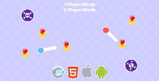 Pin. 2 Player Mode. Construct 3 (c3p)