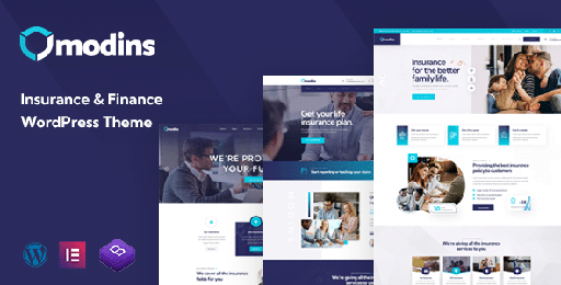 Modins  Insurance &amp; Finance WordPress Theme