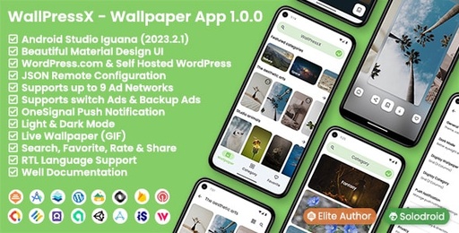 WallPressX  WordPress Wallpaper App  WordPress API  One Post for Multiple Wallpapers