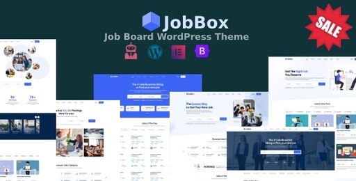 JobBox  Job Board &amp; Career Portal Recruitment Agency WordPress Theme