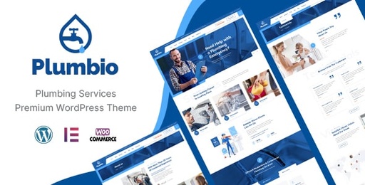 Plumbio  Plumbing Services WordPress Theme