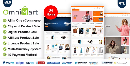 OmniMart  eCommerce CMS | Laravel eCommerce script