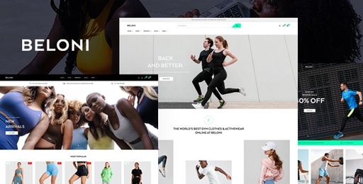 Beloni  Workout Wear WooCommerce Theme