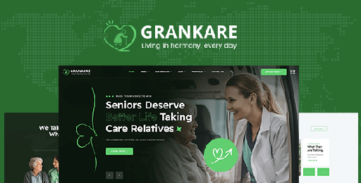 Grankare  Senior Care WordPress Theme