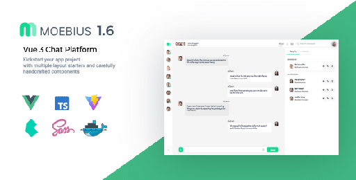 Moebius  VueJS 3 Chat Platform UI